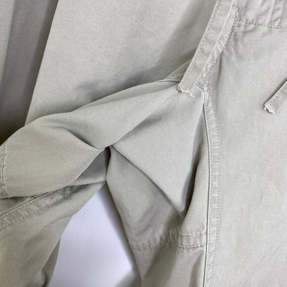 Club Monaco Tan Khaki Drawstring Straight 100% Cotton Pants Men's Size Medium M - Picture 5 of 7